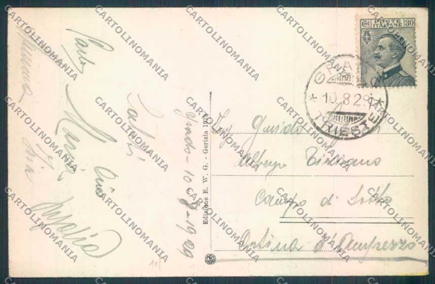 Gorizia Grado cartolina ZQ3294 – retro