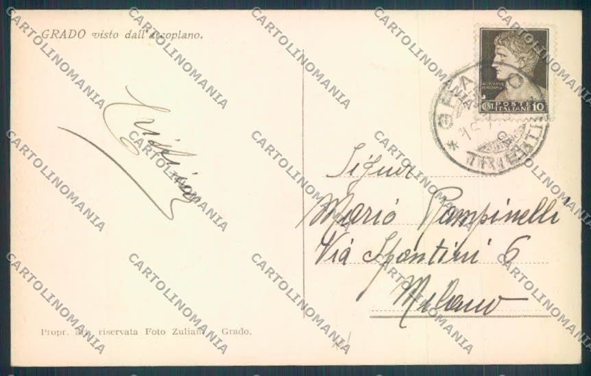 Gorizia Grado cartolina ZQ3295 – retro
