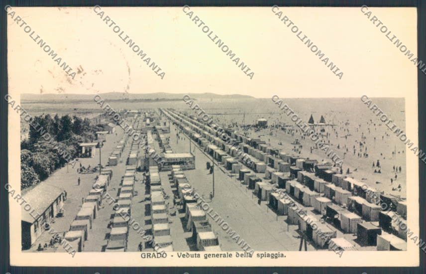 Gorizia Grado PIEGHINA cartolina ZQ3301 – fronte