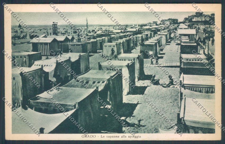 Gorizia Grado PIEGA cartolina ZQ3333 – fronte