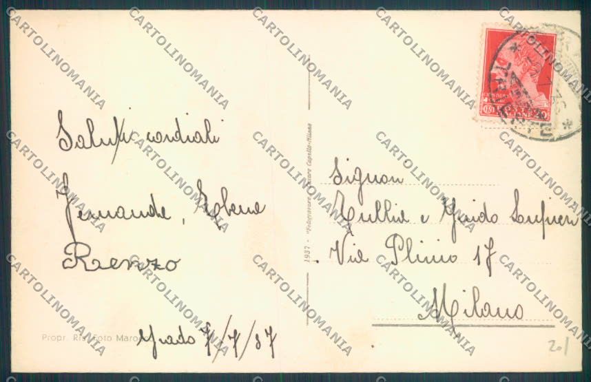 Gorizia Grado cartolina ZQ3348 – retro