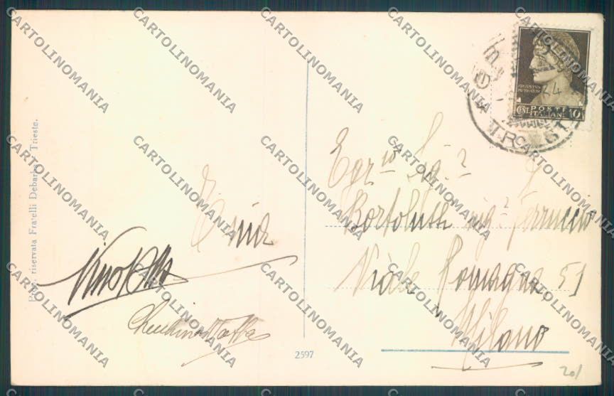 Gorizia Grado cartolina ZQ3349 – retro