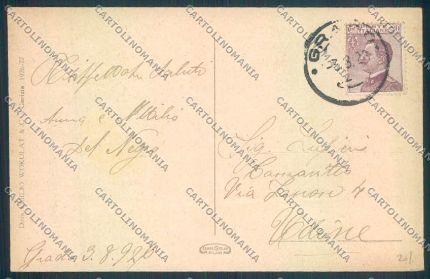 Gorizia Grado cartolina ZQ3351 – retro