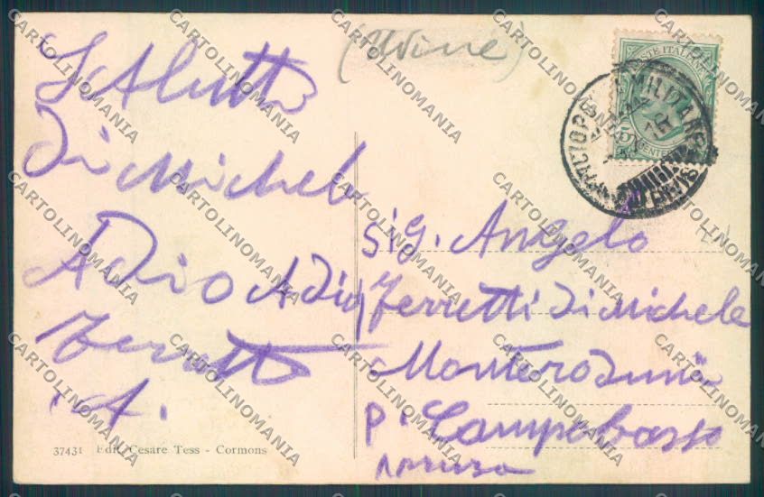 Gorizia Cormons cartolina ZQ3359 – retro