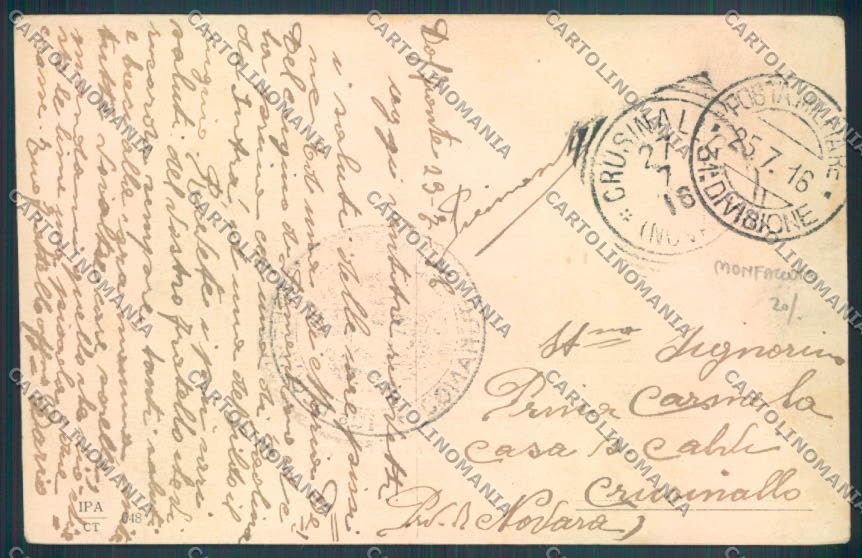 Gorizia Monfalcone cartolina ZQ3374 – retro