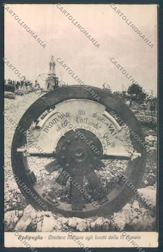Gorizia Fogliano Redipuglia Cimitero WWI cartolina ZQ3383 – fronte