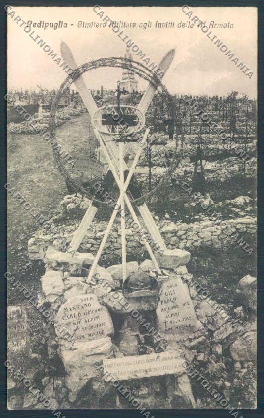 Gorizia Fogliano Redipuglia Cimitero Alpini WWI cartolina ZQ3384 – fronte