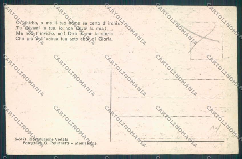 Gorizia Fogliano Redipuglia Cimitero WWI cartolina ZQ3387 – retro