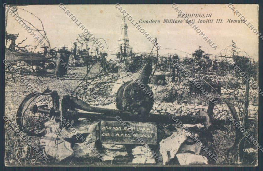 Gorizia Fogliano Redipuglia Cimitero WWI cartolina ZQ3391 – fronte