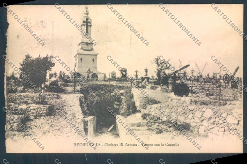 Gorizia Fogliano Redipuglia Cimitero STRAPPINI cartolina ZQ3413 – fronte