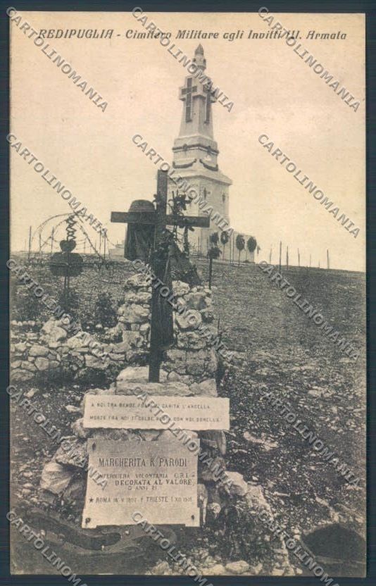 Gorizia Fogliano Redipuglia Cimitero CRI cartolina ZQ3414 – fronte