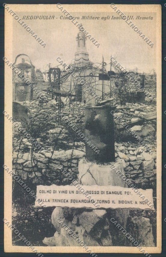 Gorizia Fogliano Redipuglia Cimitero cartolina ZQ3418 – fronte