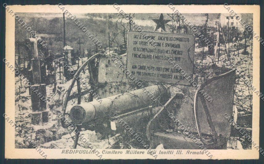 Gorizia Fogliano Redipuglia Cimitero cartolina ZQ3422 – fronte