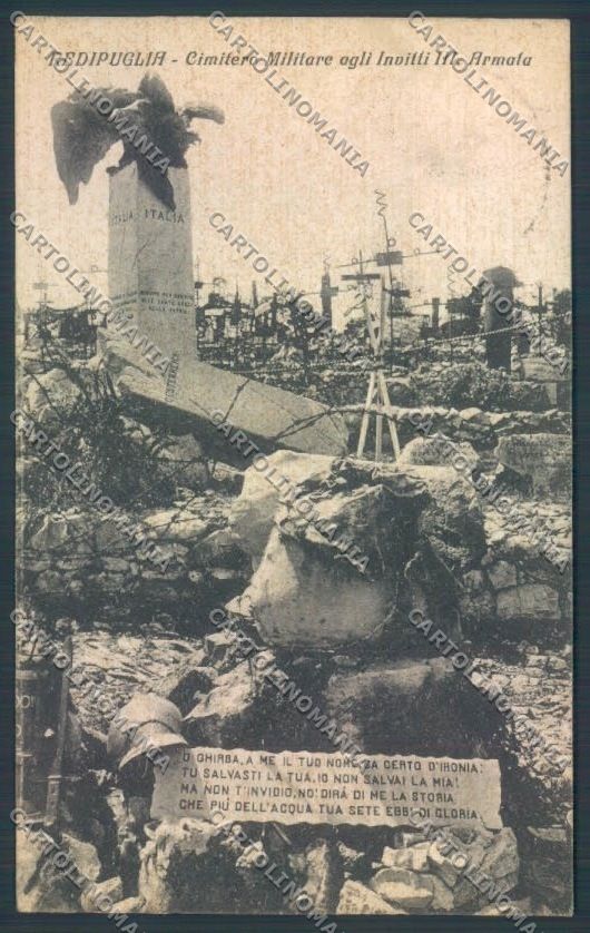 Gorizia Fogliano Redipuglia Cimitero cartolina ZQ3424 – fronte