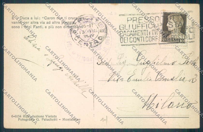Gorizia Fogliano Redipuglia Cimitero cartolina ZQ3430 – retro