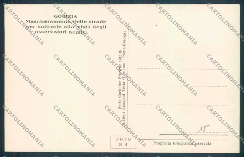 Gorizia Città Foto cartolina ZQ3458 – retro