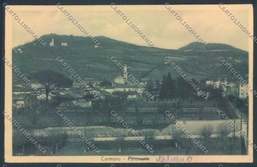 Gorizia Cormons cartolina ZQ3498 – fronte
