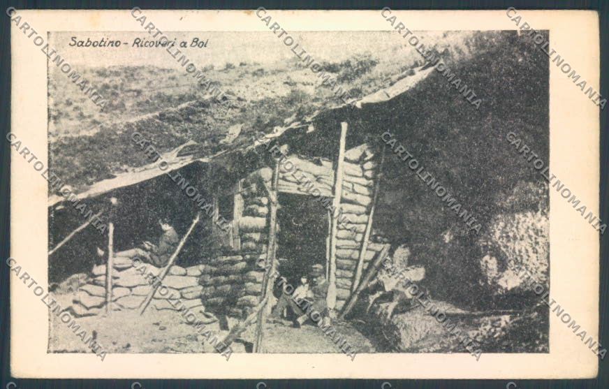 Udine Monte Sabotino Fante PIEGHE cartolina ZQ3503 – fronte