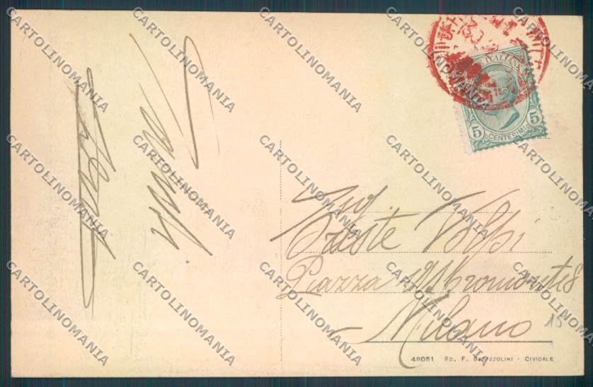 Udine Cividale cartolina ZQ3507 – retro
