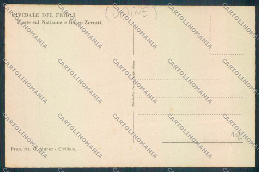 Udine Cividale cartolina ZQ3512 – retro