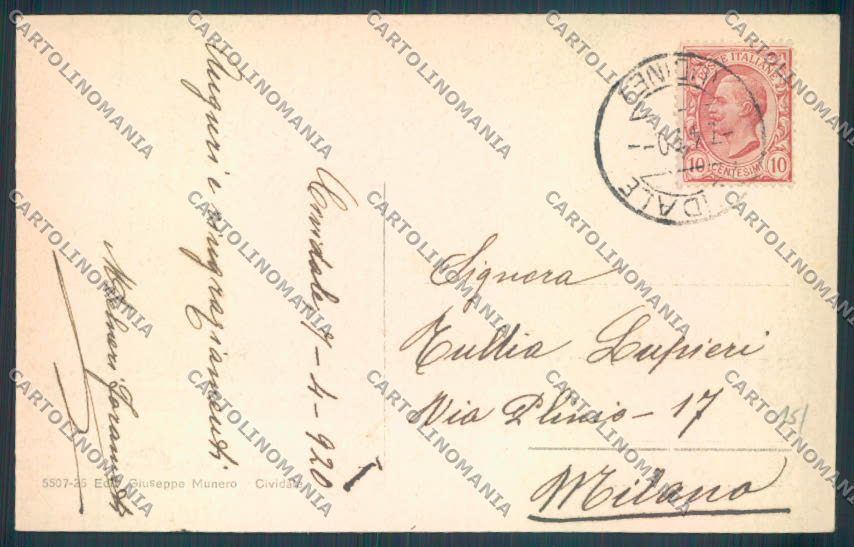 Udine Cividale cartolina ZQ3520 – retro
