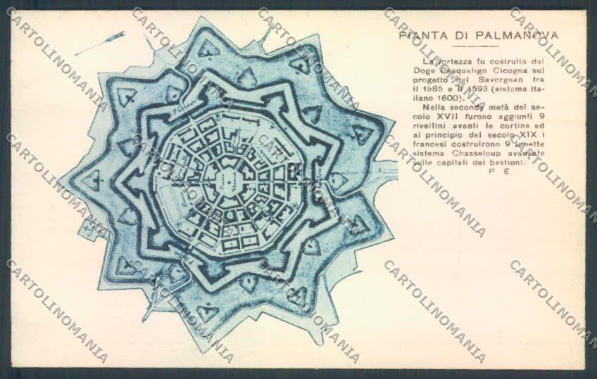 Udine Palmanova cartolina ZQ3543 – fronte