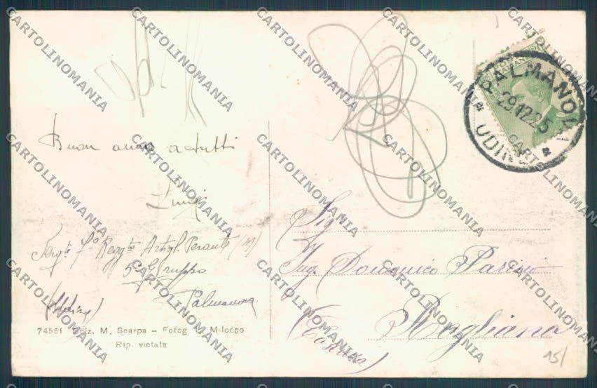 Udine Palmanova cartolina ZQ3548 – retro