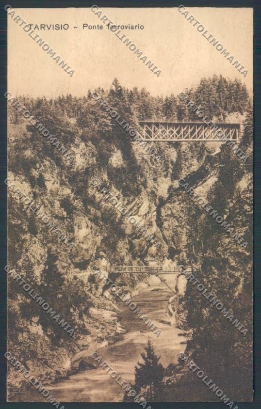 Udine Tarvisio cartolina ZQ3572 – fronte