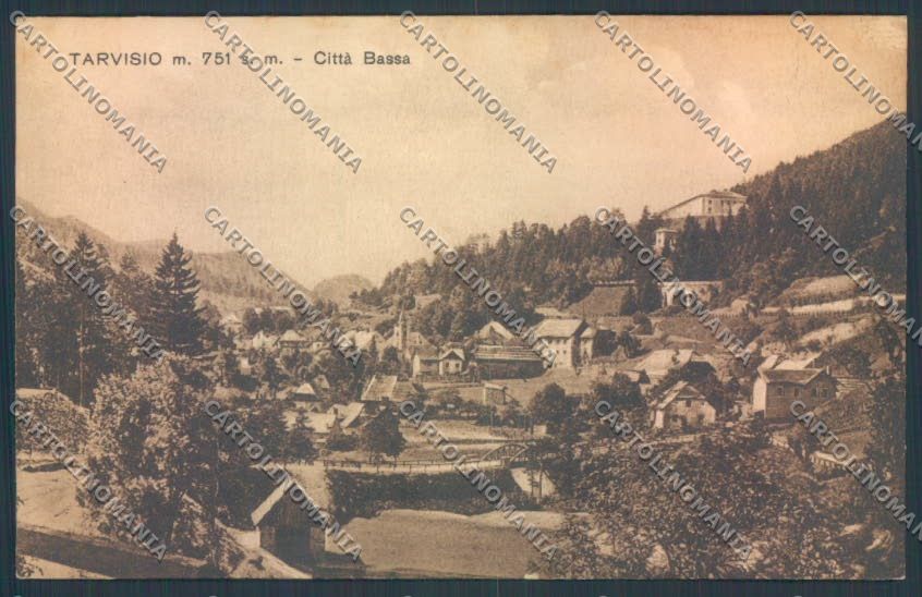 Udine Tarvisio cartolina ZQ3587 – fronte