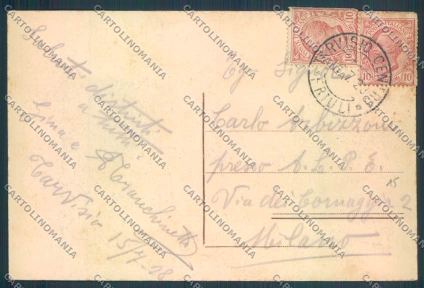 Udine Tarvisio cartolina ZQ3588 – retro