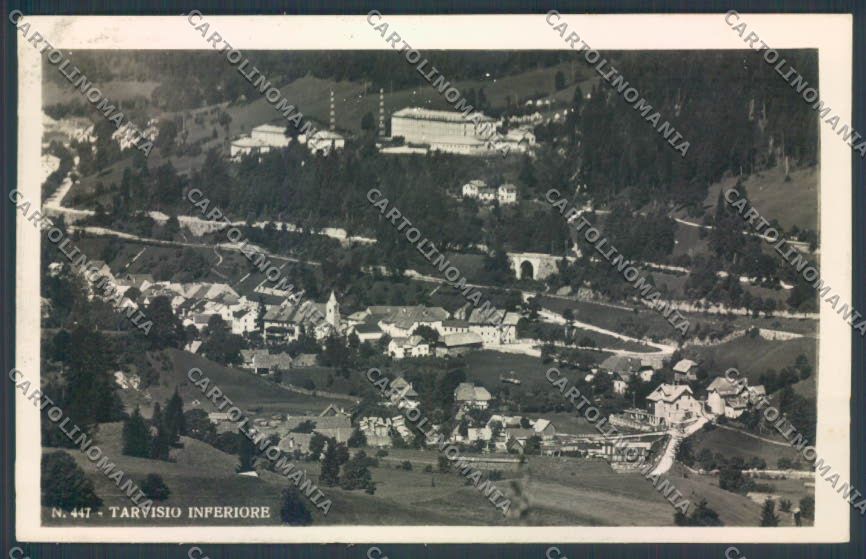 Udine Tarvisio PIEGHINA Foto cartolina ZQ3594 – fronte