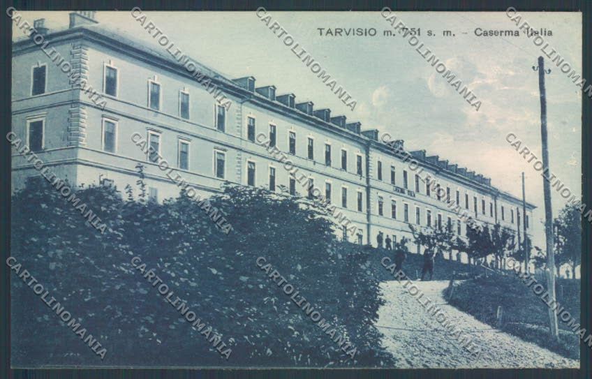 Udine Tarvisio Caserma cartolina ZQ3598 – fronte