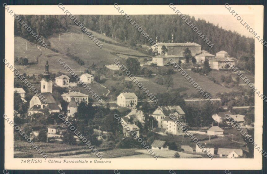 Udine Tarvisio Caserma cartolina ZQ3599 – fronte