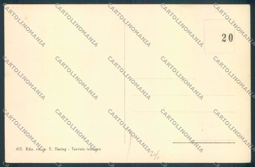 Udine Tarvisio Caserma cartolina ZQ3599 – retro