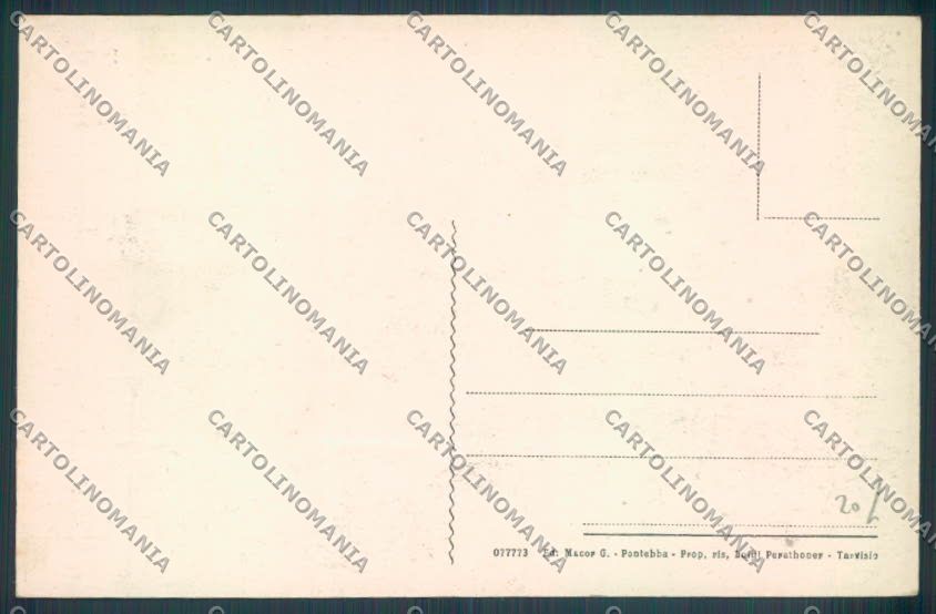 Udine Tarvisio Caserma cartolina ZQ3601 – retro