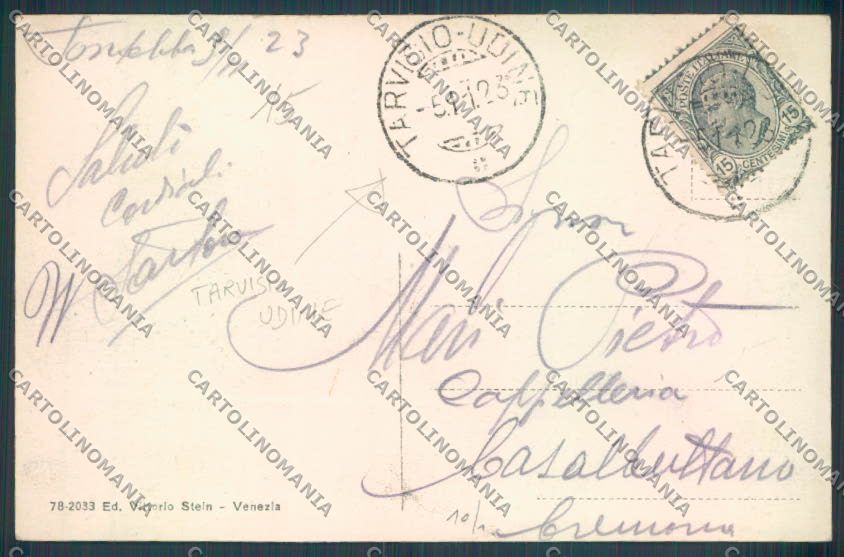 Udine Pontebba FORO cartolina ZQ3640 – retro