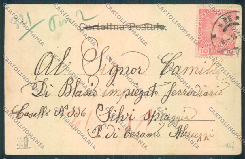Udine Pontebba cartolina ZQ3643 – retro
