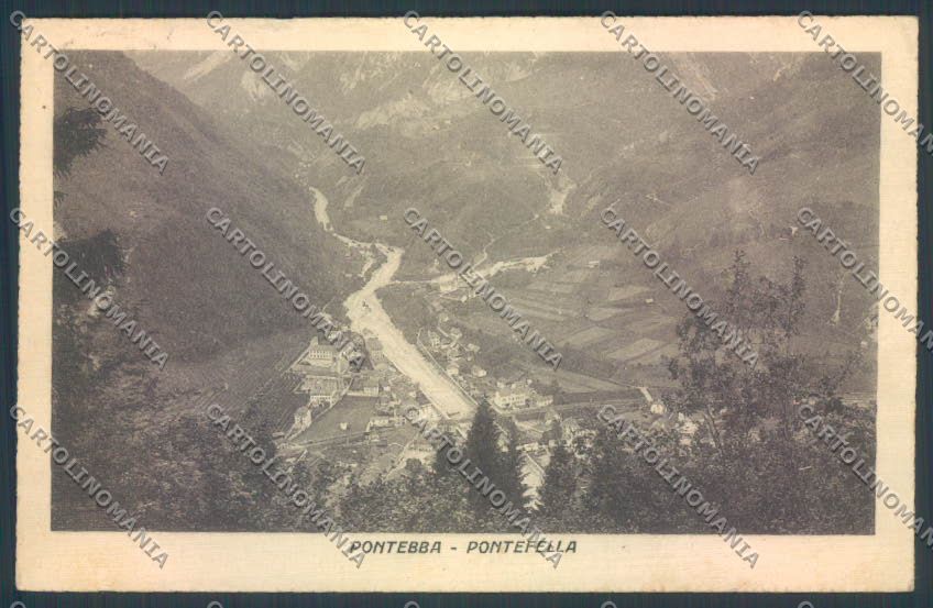 Udine Pontebba cartolina ZQ3648 – fronte