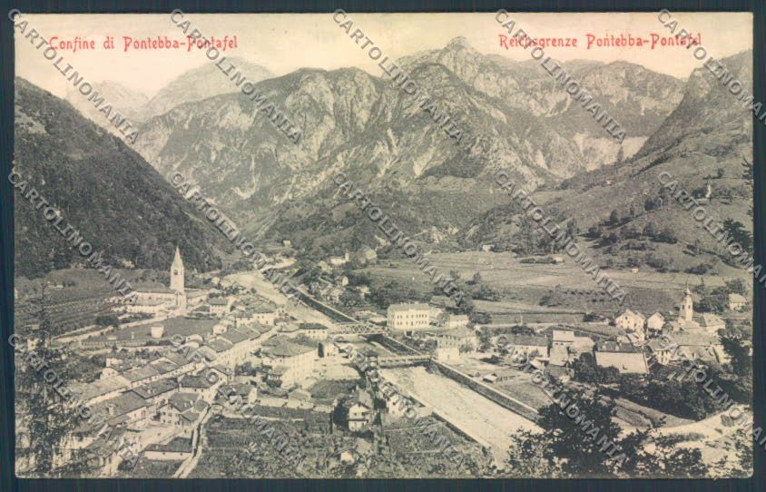 Udine Pontebba cartolina ZQ3650 – fronte