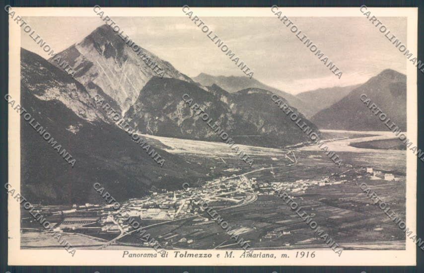 Udine Tolmezzo cartolina ZQ3665 – fronte
