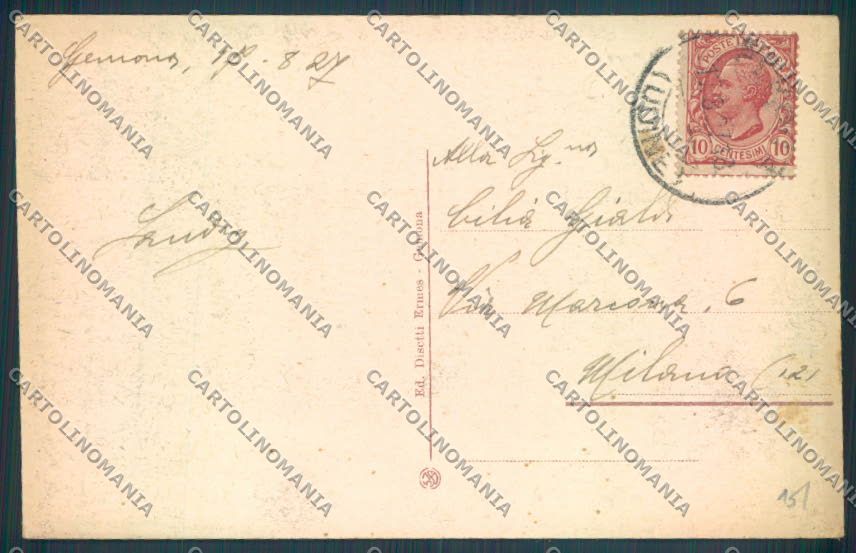 Udine Gemona del Friuli cartolina ZQ3676 – retro