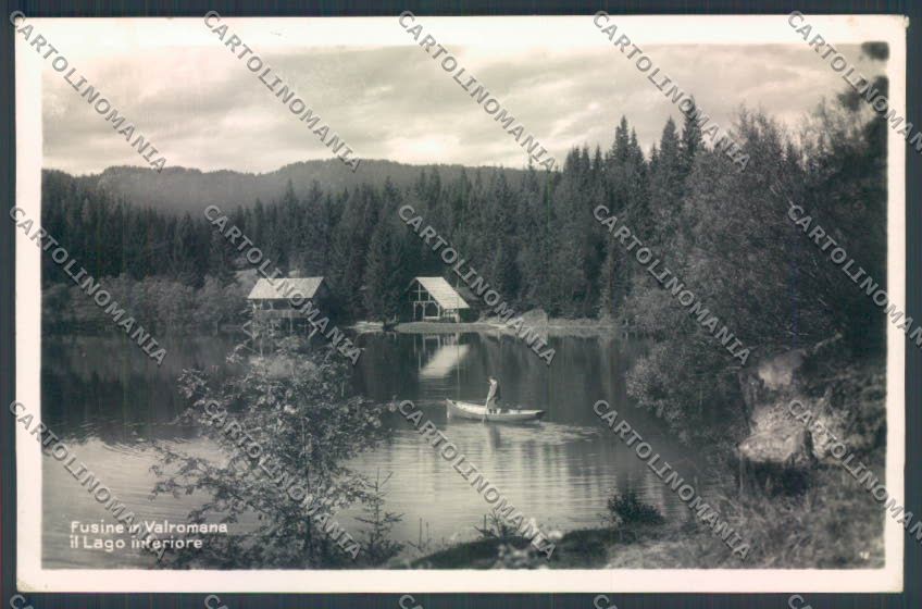 Udine Tarvisio Fusine in Valromana Barca Foto cartolina ZQ3681 – fronte
