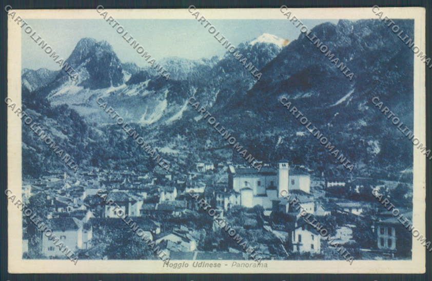Udine Moggio Udinese PIEGA cartolina ZQ3707 – fronte