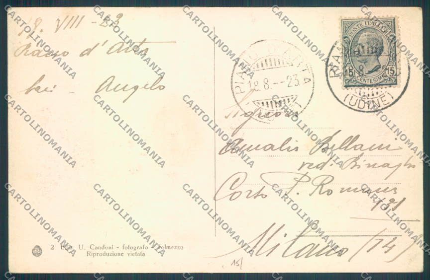 Udine Arta Terme cartolina ZQ3746 – retro