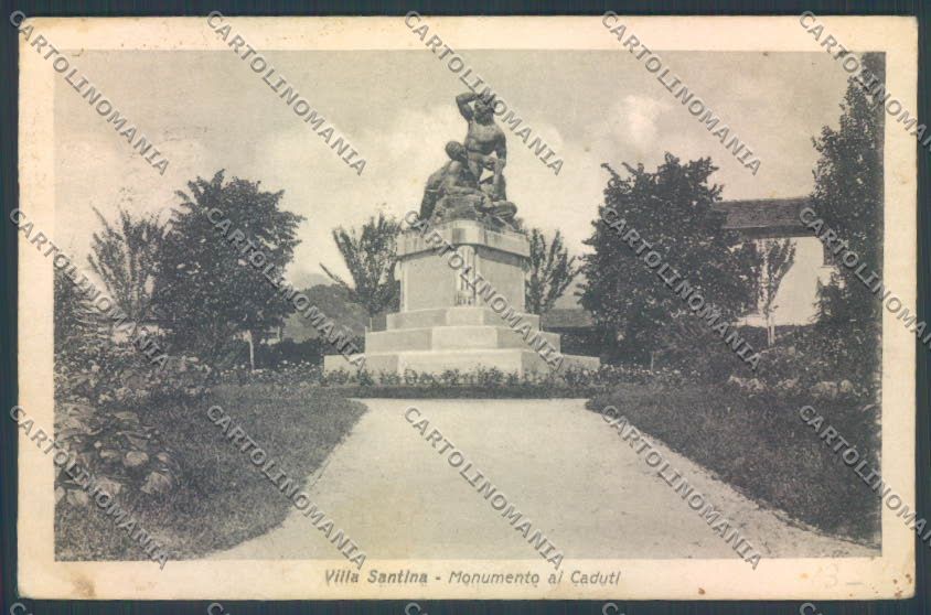 Udine Villa Santina SCOLLATA cartolina ZQ3773 – fronte