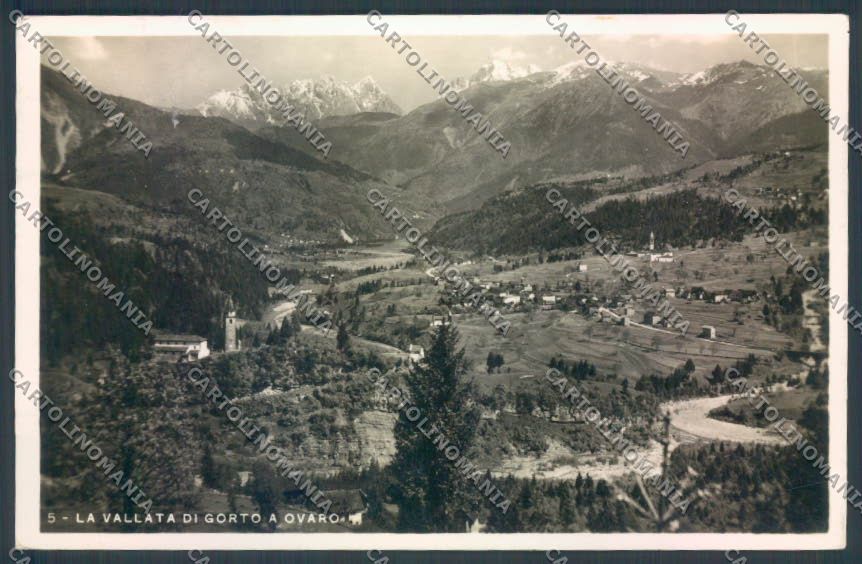 Udine Ovaro Foto cartolina ZQ3798 – fronte