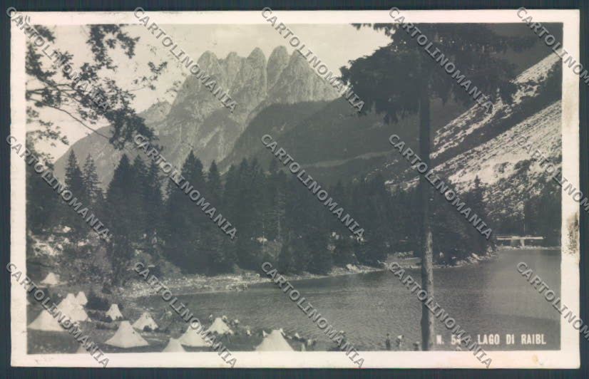Udine Carnia Lago di Raibl Foto cartolina ZQ3799 – fronte