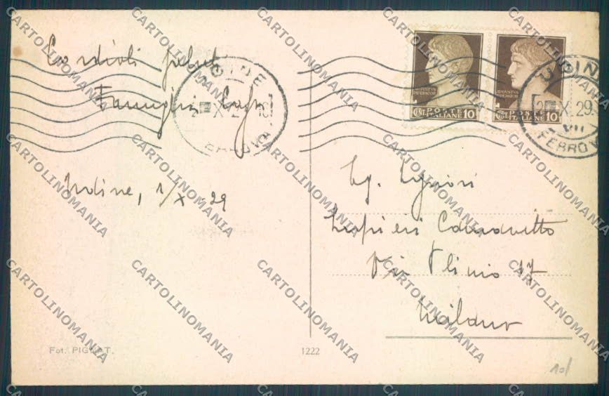 Udine Città cartolina ZQ3925 – retro