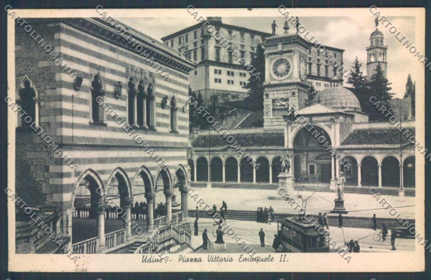 Udine Città Tram cartolina ZQ4013 – fronte