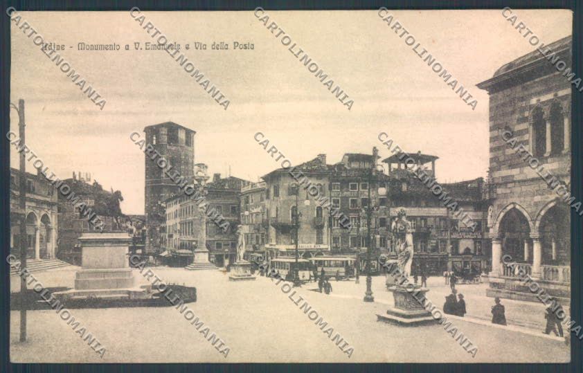 Udine Città Tram cartolina ZQ4020 – fronte